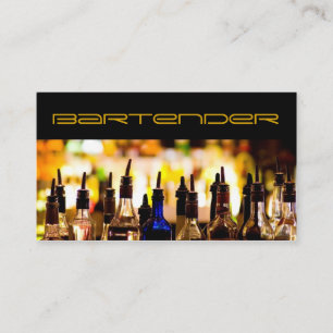 Bartender-Affärskortet Visitkort