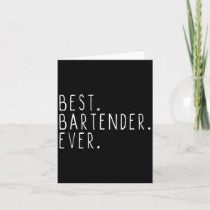 Bartender Alltid Cool Rolig Bartending Present Jul Kort