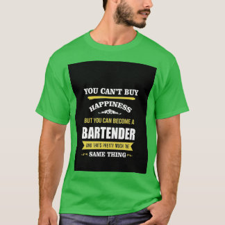 BARTENDER Apron T Shirt