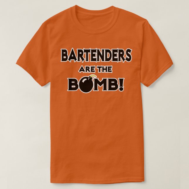Bartender är bomben t shirt (Design framsida)