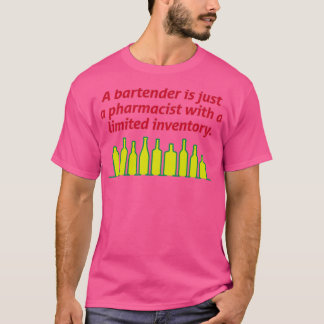 Bartender är farmaceuter med liten lagrar 4 t shirt