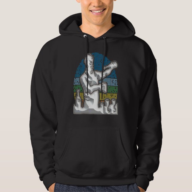 Bartender Bartender Säger Cocktail Bar Fester Hoodie (Framsida)