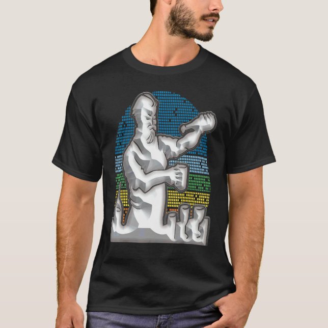Bartender Bartender Säger Cocktail Bar Fester T Shirt (Framsida)