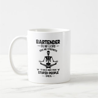 Bartender Bäste Lord Ge Me-styrka Kaffemugg