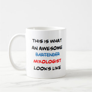 bartender-blandolog, fantastisk kaffemugg