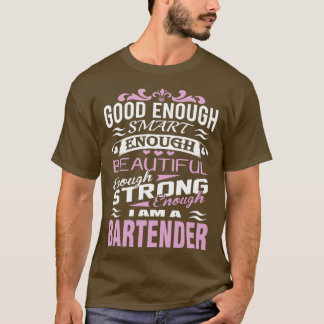 Bartender-Bran tillräckligt smart nog för vacker T Shirt