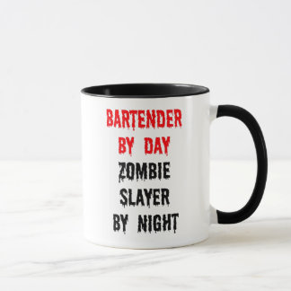 Bartender by Day Zombie Sayer by Natt Mugg