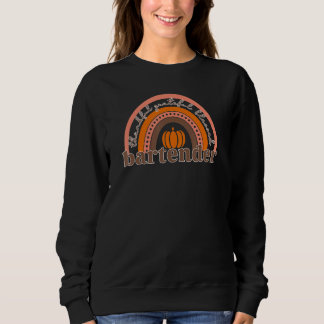 Bartender Cute Rainbow Pumpkin tacksamt tacksamt B T Shirt