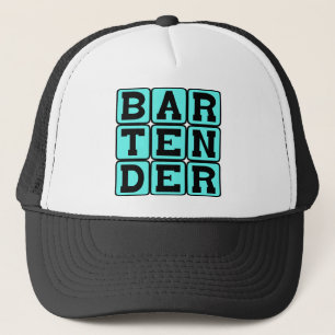 Bartender, Drink Dispenser Truckerkeps