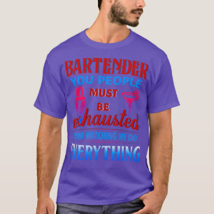 BARTENDER DU FOLK MÅSTE T SHIRT