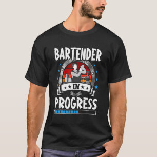 Bartender-enhet i Progress Trainee Student T Shirt