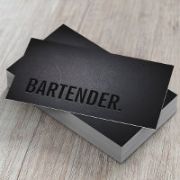 Bartender fet text minimalistisk Vin