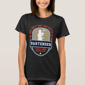 Bartender För manar Women Tapster Chef Barman T Shirt