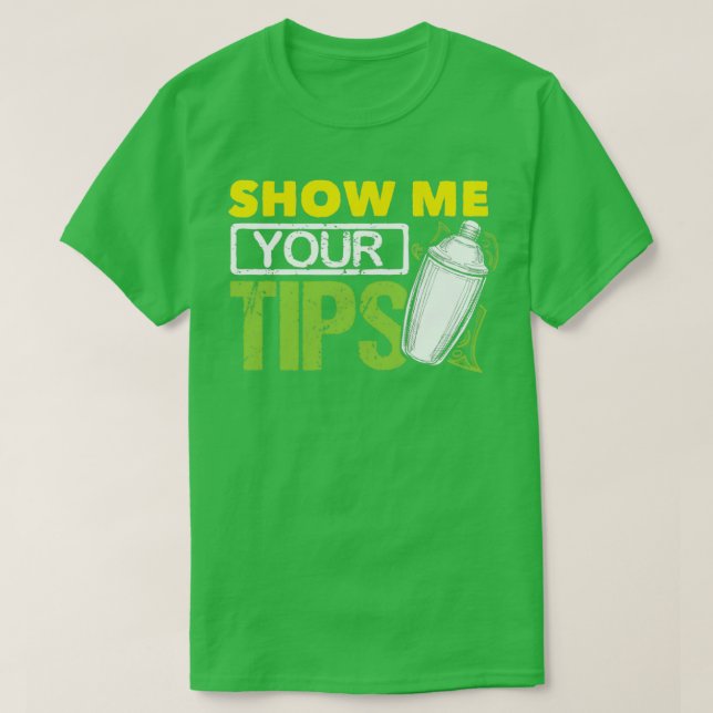 Bartender Funny 11 T Shirt (Design framsida)