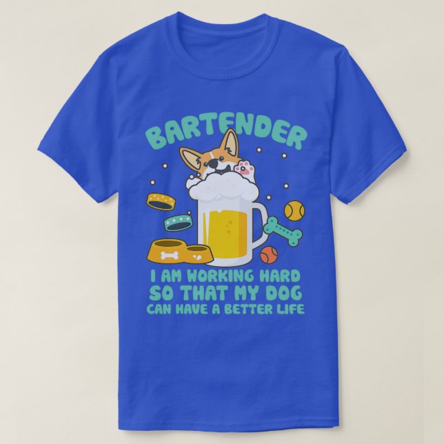 Bartender Funny 23 T Shirt (Design framsida)