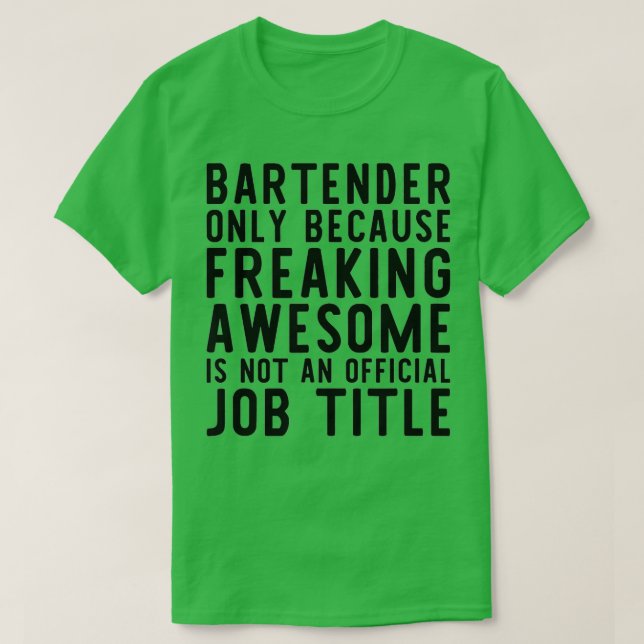 Bartender Funny Gift för Bartender I Kärlek Denna  T Shirt (Design framsida)