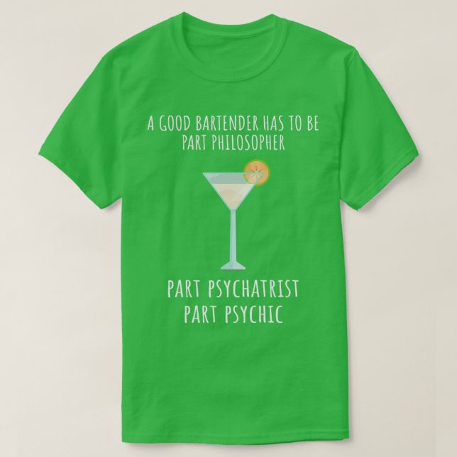 Bartender Funny Sayed 21 T Shirt (Design framsida)