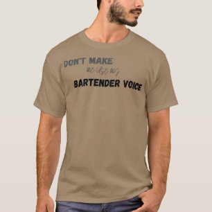 Bartender-gåva till medarbetare lustig nutanke t shirt
