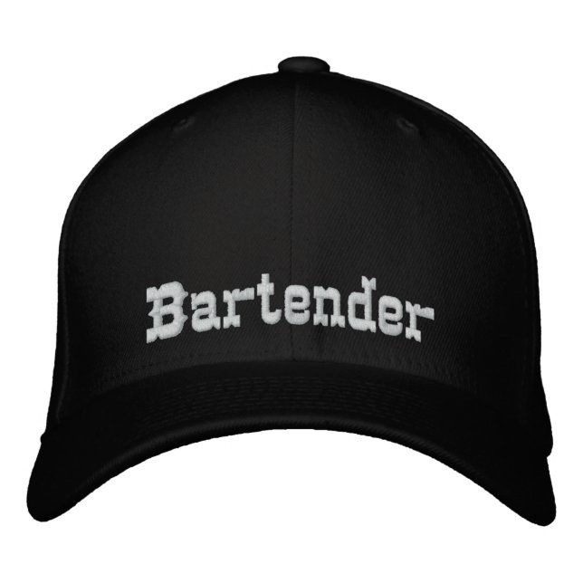 Bartender Hat Broderad Keps (Framsida)