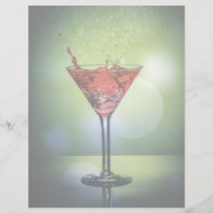 Bartender Hosting Promotional Lakan Reklamblad