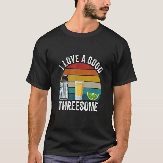 Bartender I Kärlek A Bra Threkanen Drinking Barten T Shirt (Framsida)