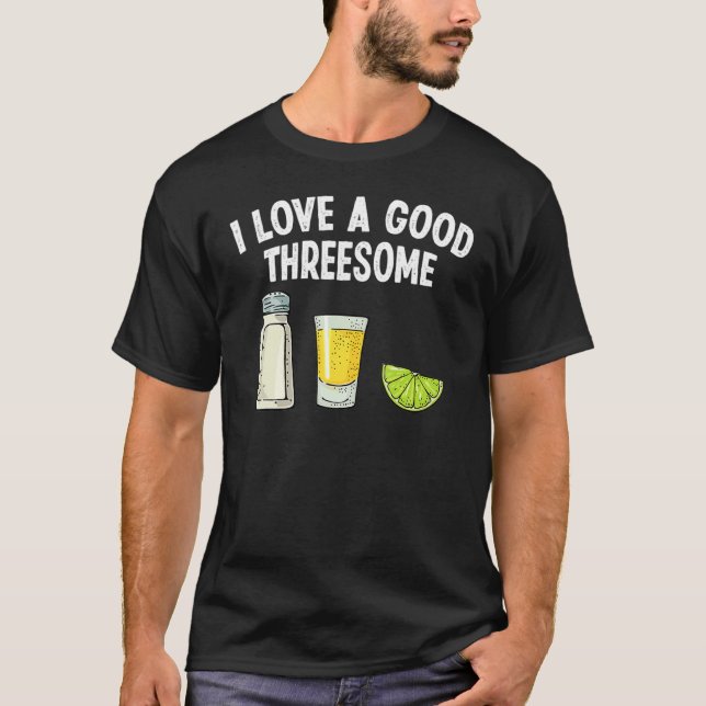 Bartender I Kärlek A Bra Threkanen Drinking Barten T Shirt (Framsida)