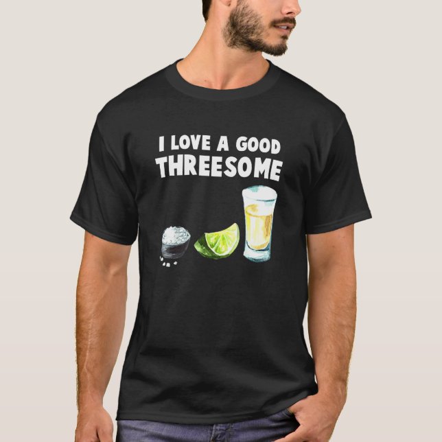 Bartender I Kärlek A Bra Threkanen Drinking Barten T Shirt (Framsida)