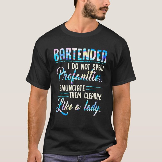 Bartender I ökar inte lönsamheten som jag uppger T Shirt (Framsida)