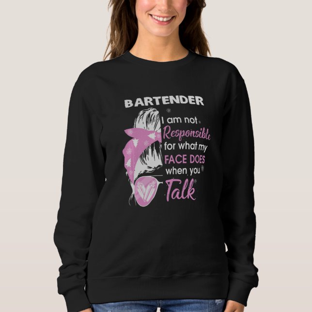 Bartender jag är inte ansvarig för vad min Ansikte T Shirt (Framsida)