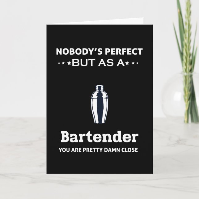Bartender Kort (Framsida)