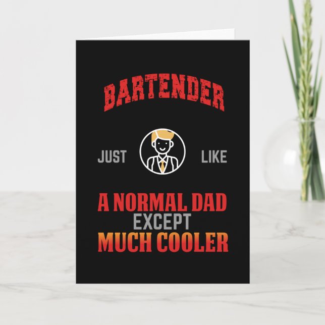 Bartender Kort (Framsida)