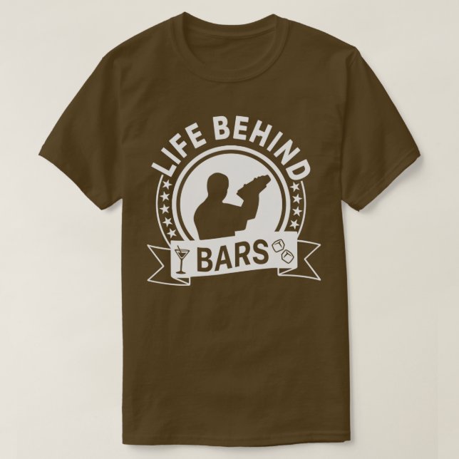 BARTENDER LIFE BAHIND PUB 7 T SHIRT (Design framsida)