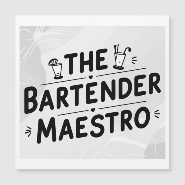Bartender Maestro (Framsida)