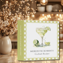 Bartender Margarita Cocktail Kryssrutmönster