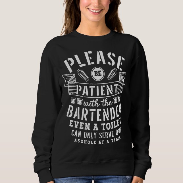 Bartender Mixolog Cocktail Bartending Barman Ba T Shirt (Framsida)