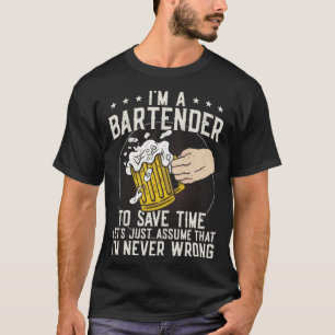 Bartender Mixolog I är en Bartender-Spara T Shirt