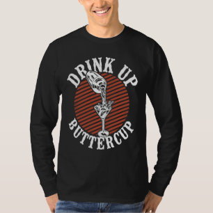 Bartender Mixologist Drick Upp Smörblomma T Shirt