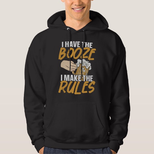 Bartender Mixologist I Have The Booze I Make The R Hoodie (Framsida)