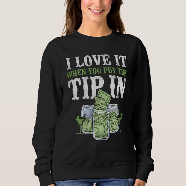 Bartender Mixologist I Love It When You Put The Ti T Shirt (Framsida)