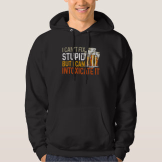 Bartender Mixologist Jag Kan Inte Fixa Dumhet Men Hoodie