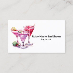 Bartender Mixology Magic: Cheers On Demand Visitkort