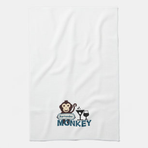 Bartender Monkey Kökshandduk