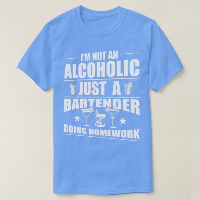 Bartender Ord T Shirt (Design framsida)