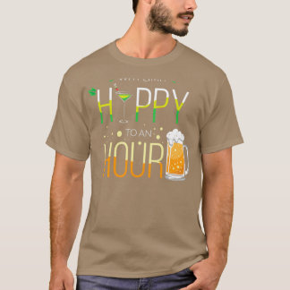 Bartender Party Cocktail Lycklig Hour Pun T Shirt