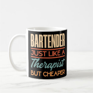 Bartender precis som en terapeut men billigare kaffemugg