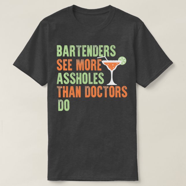 Bartender-presentidé 4 t shirt (Design framsida)