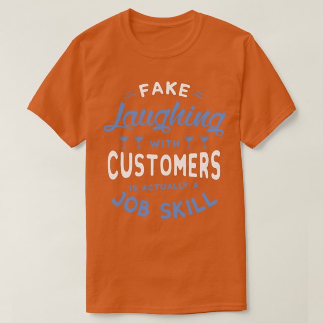 Bartender Pub Bartending Cocktail Gift 10 T Shirt (Design framsida)