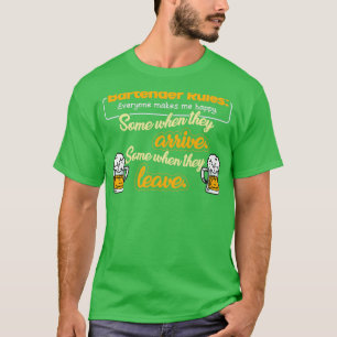 Bartender Regler Party Cocktail Pun 1 T Shirt
