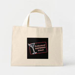 Bartender School Tote Bag Mini Tygkasse