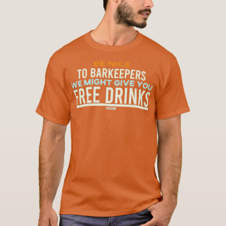 Bartender Shaker Cocktail Party Disco 18 T Shirt